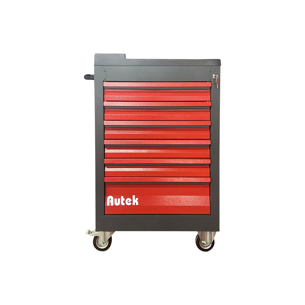 Autek A1-Seri 6 Çekmeceli Takım Arabası Kırmızı