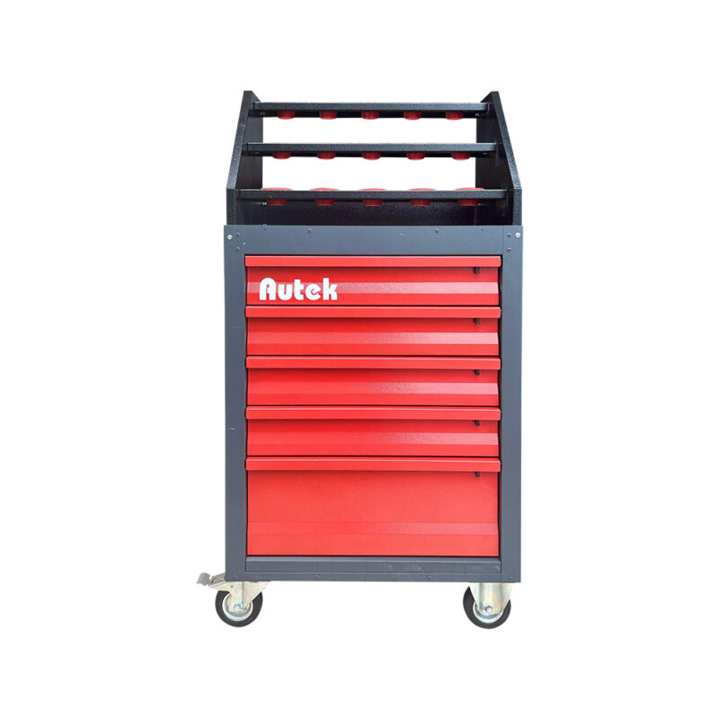 Autek BT40-Seri 5 Çekmeceli Takım Arabası Kırmızı