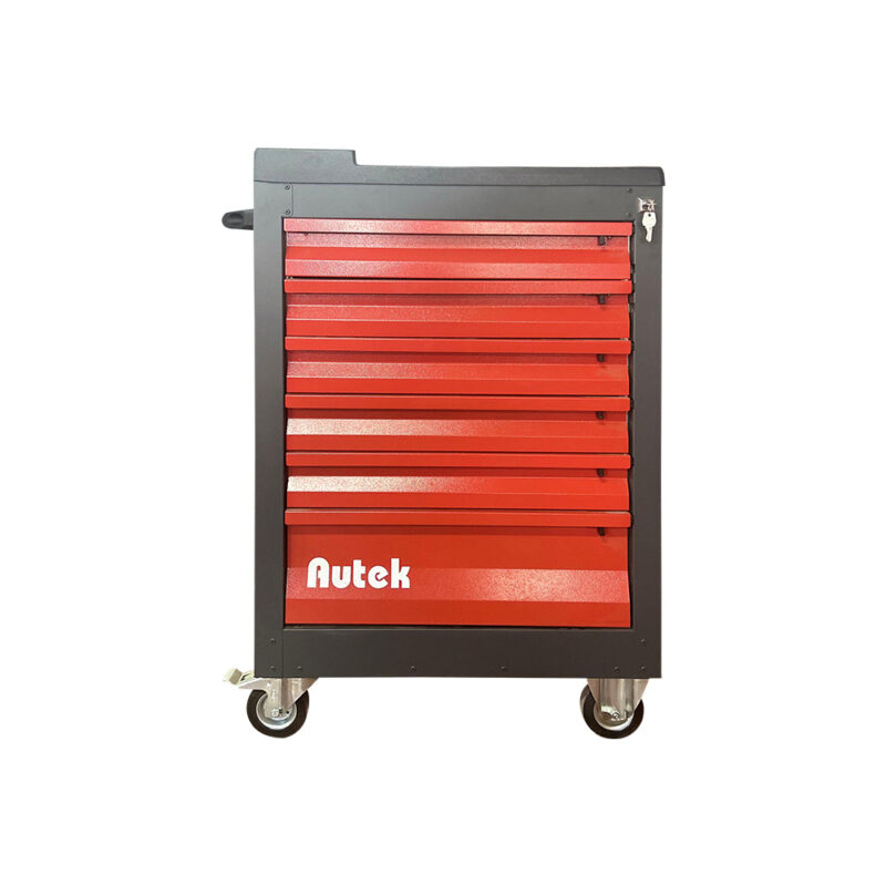 Autek Pro 6 Çekmeceli Takım Arabası Kırmızı